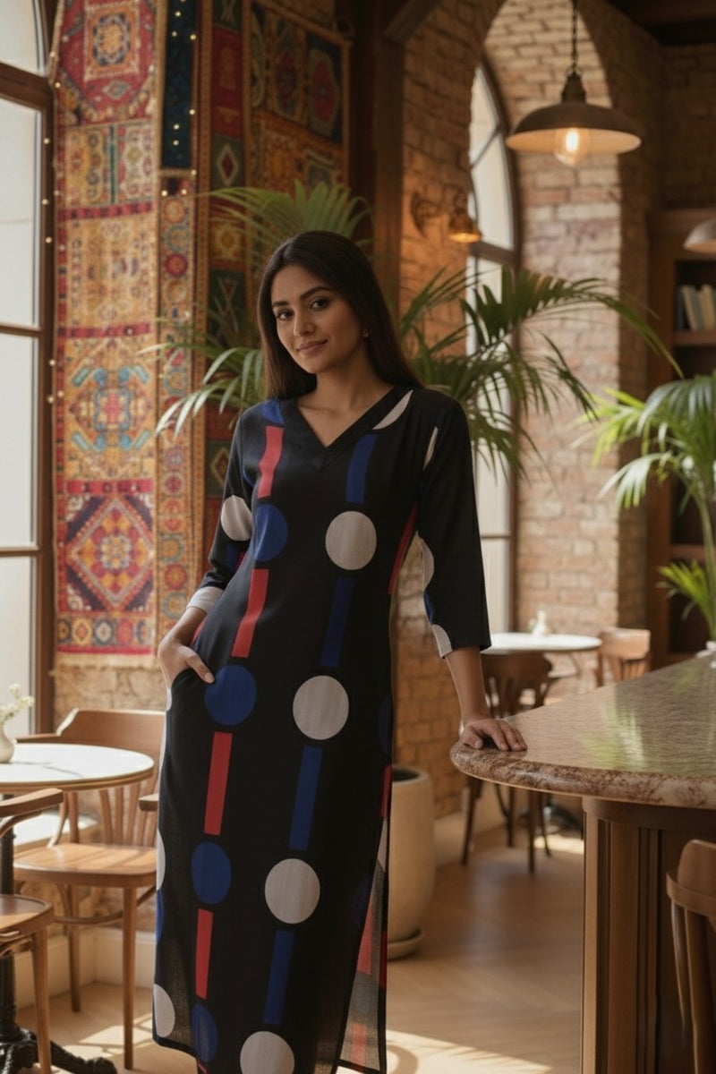 Classic Printed Coord Set for Daily and Casual Wear