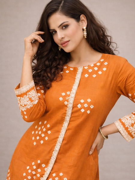 Classic Embroidered Coord Set for Daily and Casual Wear