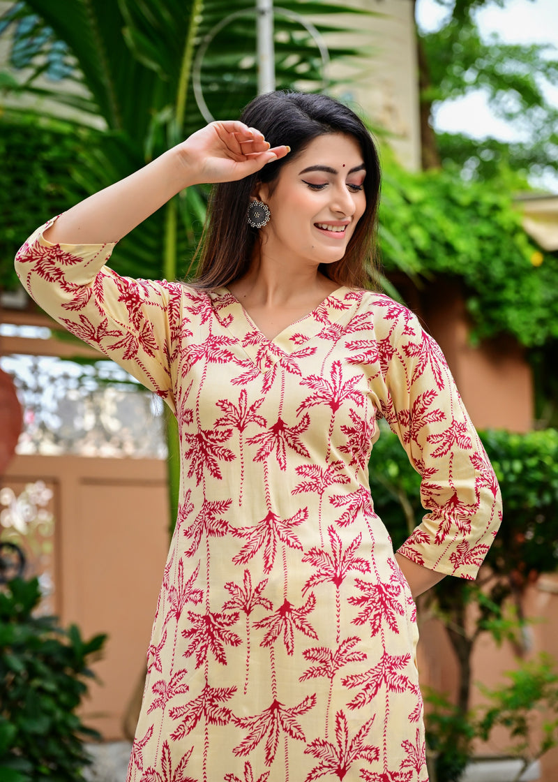 Classic Printed Coord Set for Daily and Casual Wear