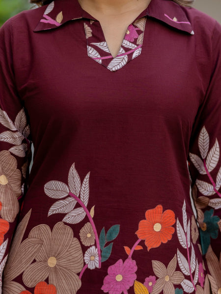 Classic Printed Coord Set for Daily and Casual Wear