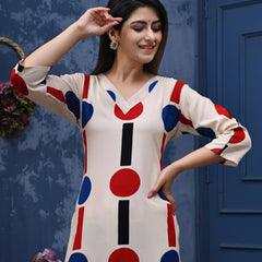 Classic Printed Coord Set for Daily and Casual Wear