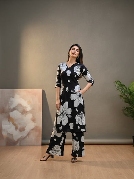 Classic Printed Coord Set for Daily and Casual Wear