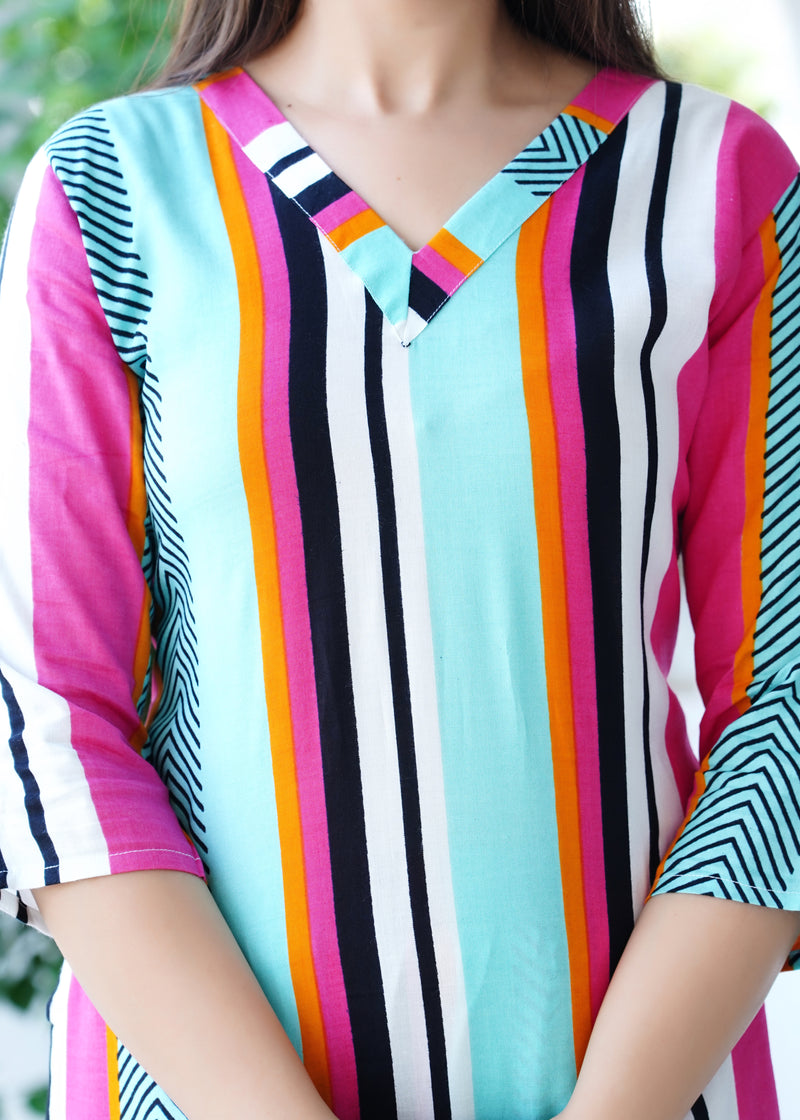 Classic Printed Coord Set for Daily and Casual Wear