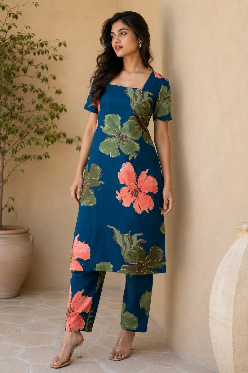 Classic Printed Coord Set for Daily and Casual Wear