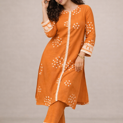 Classic Embroidered Coord Set for Daily and Casual Wear