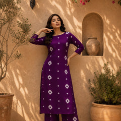 Classic Printed Coord Set for Daily and Casual Wear