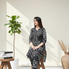 Classic Printed Coord Set for Daily and Casual Wear