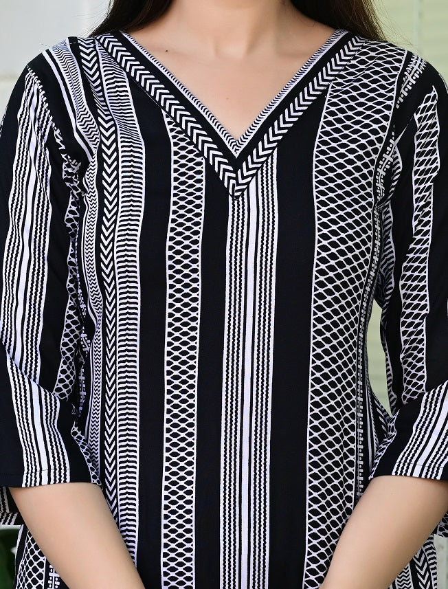 Classic Printed Coord Set for Daily and Casual Wear