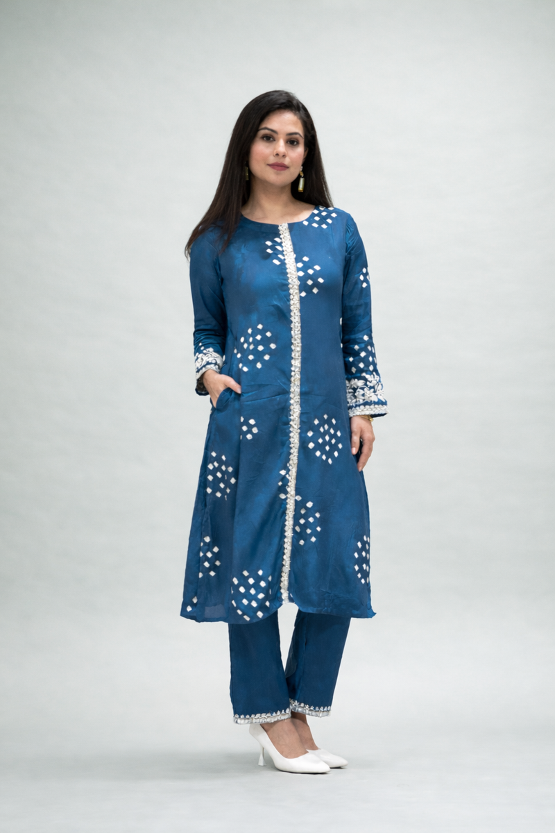 Classic Embroidered Coord Set for Daily and Casual Wear