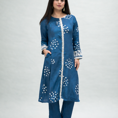 Classic Embroidered Coord Set for Daily and Casual Wear