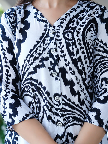 Classic Printed Coord Set for Daily and Casual Wear