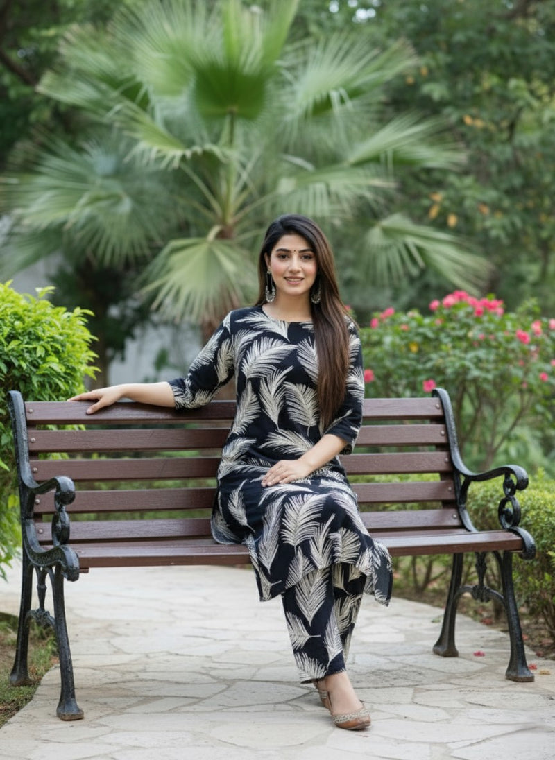 Classic Printed Coord Set for Daily and Casual Wear