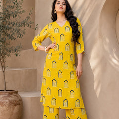 Classic Printed Coord Set for Daily and Casual Wear
