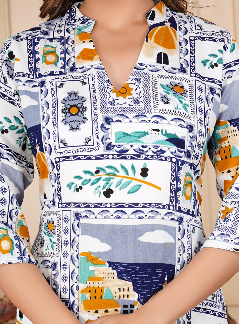 Classic Printed Coord Set for Daily and Casual Wear