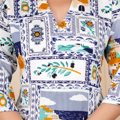 Classic Printed Coord Set for Daily and Casual Wear