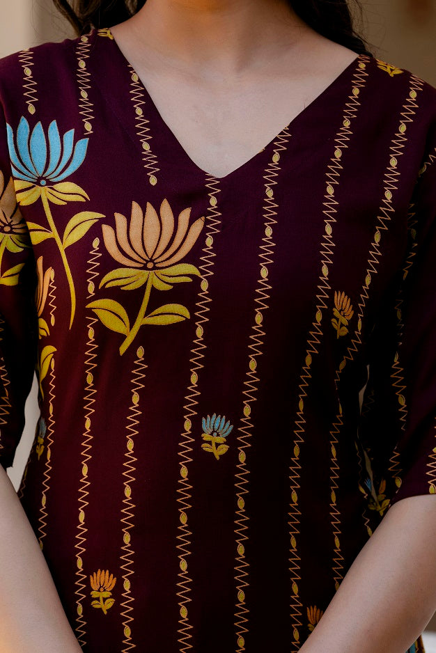Printed Co-ord Set for Women