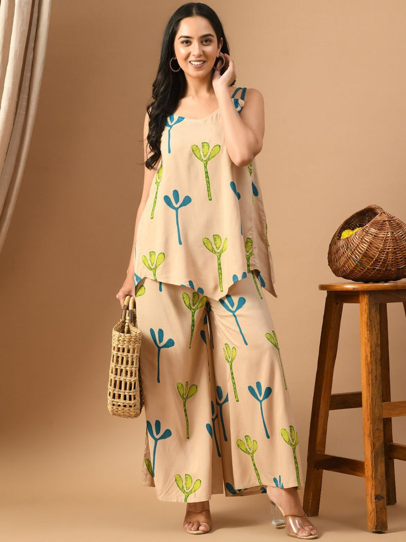 Classic Printed Coord Set for Daily and Casual Wear