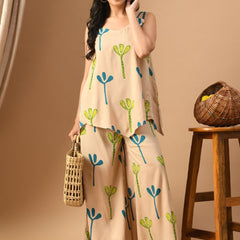 Classic Printed Coord Set for Daily and Casual Wear