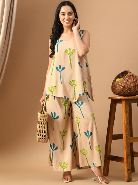 Classic Printed Coord Set for Daily and Casual Wear