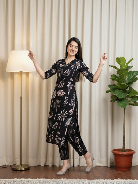 Classic Printed Coord Set for Daily and Casual Wear