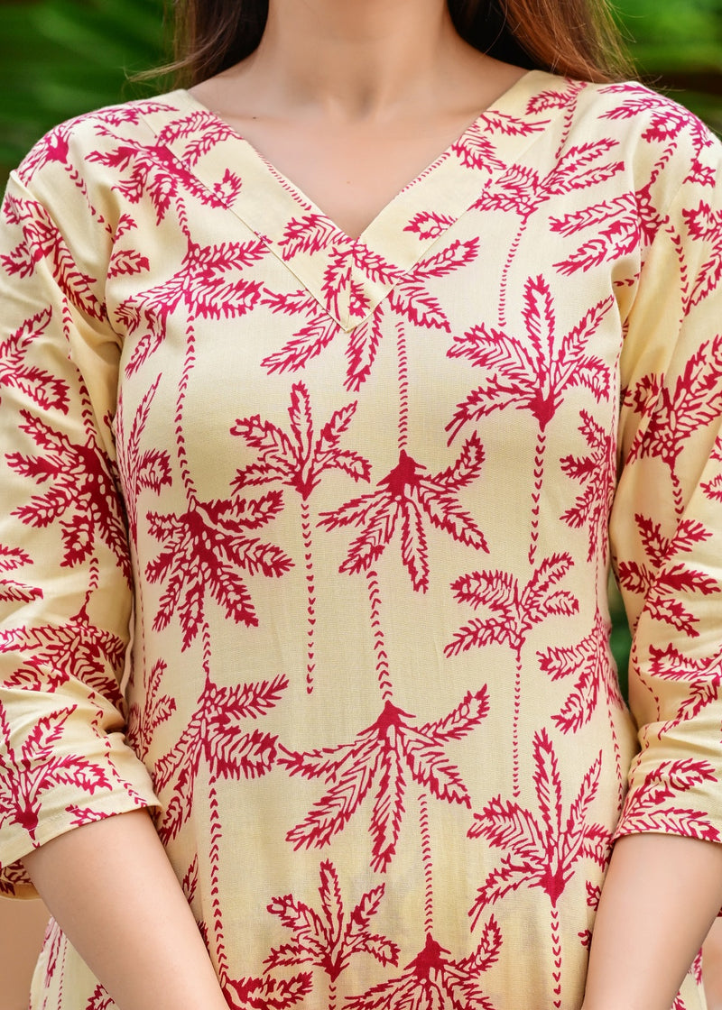 Classic Printed Coord Set for Daily and Casual Wear