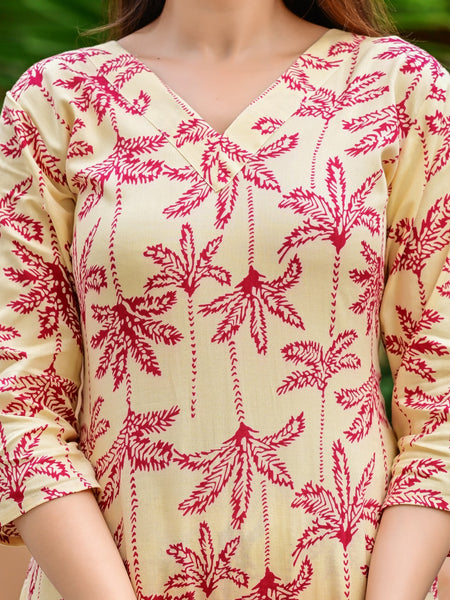 Classic Printed Coord Set for Daily and Casual Wear