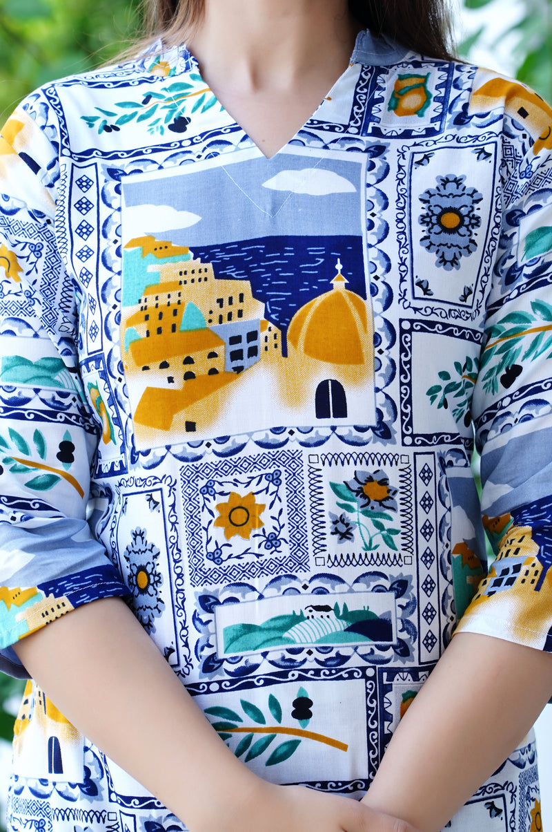 Classic Printed Coord Set for Daily and Casual Wear