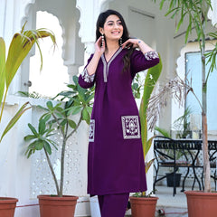 Classic Printed Coord Set for Daily and Casual Wear