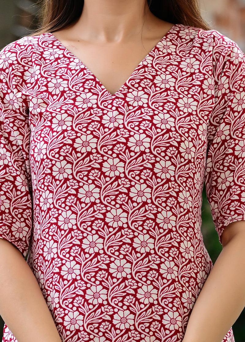 Classic Printed Coord Set for Daily and Casual Wear