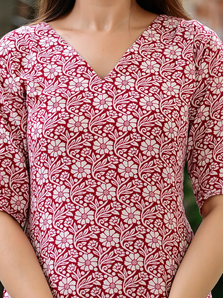 Classic Printed Coord Set for Daily and Casual Wear