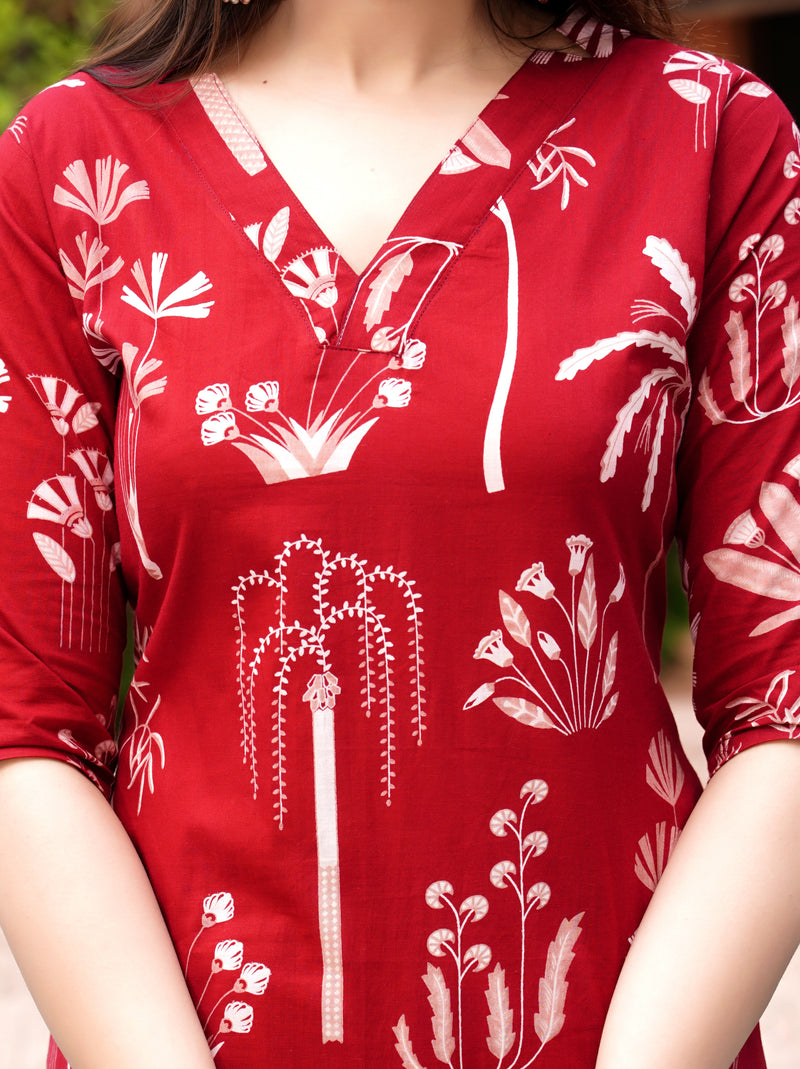 Classic Printed Coord Set for Daily and Casual Wear