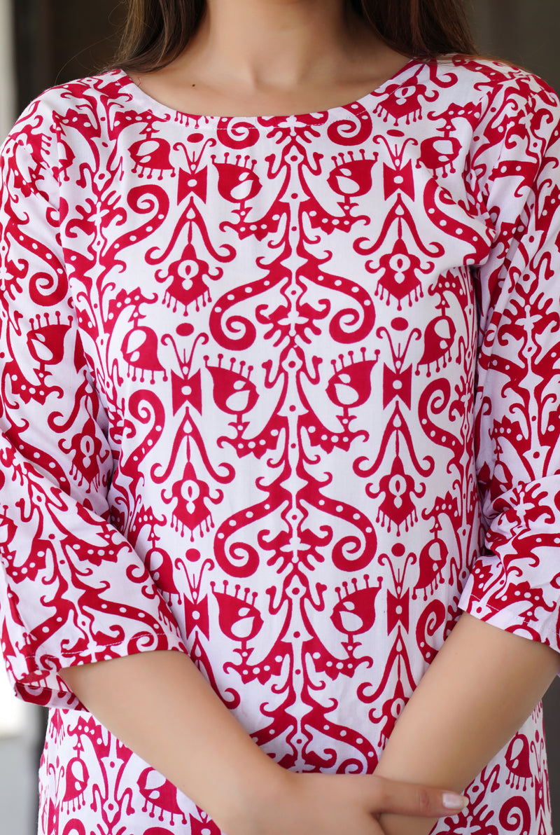 Classic Printed Coord Set for Daily and Casual Wear