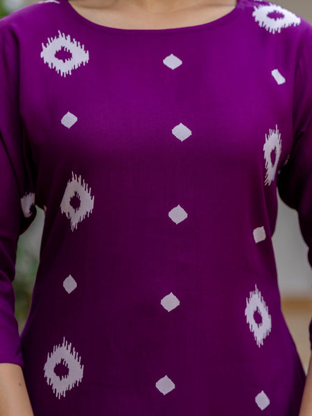 Classic Printed Coord Set for Daily and Casual Wear