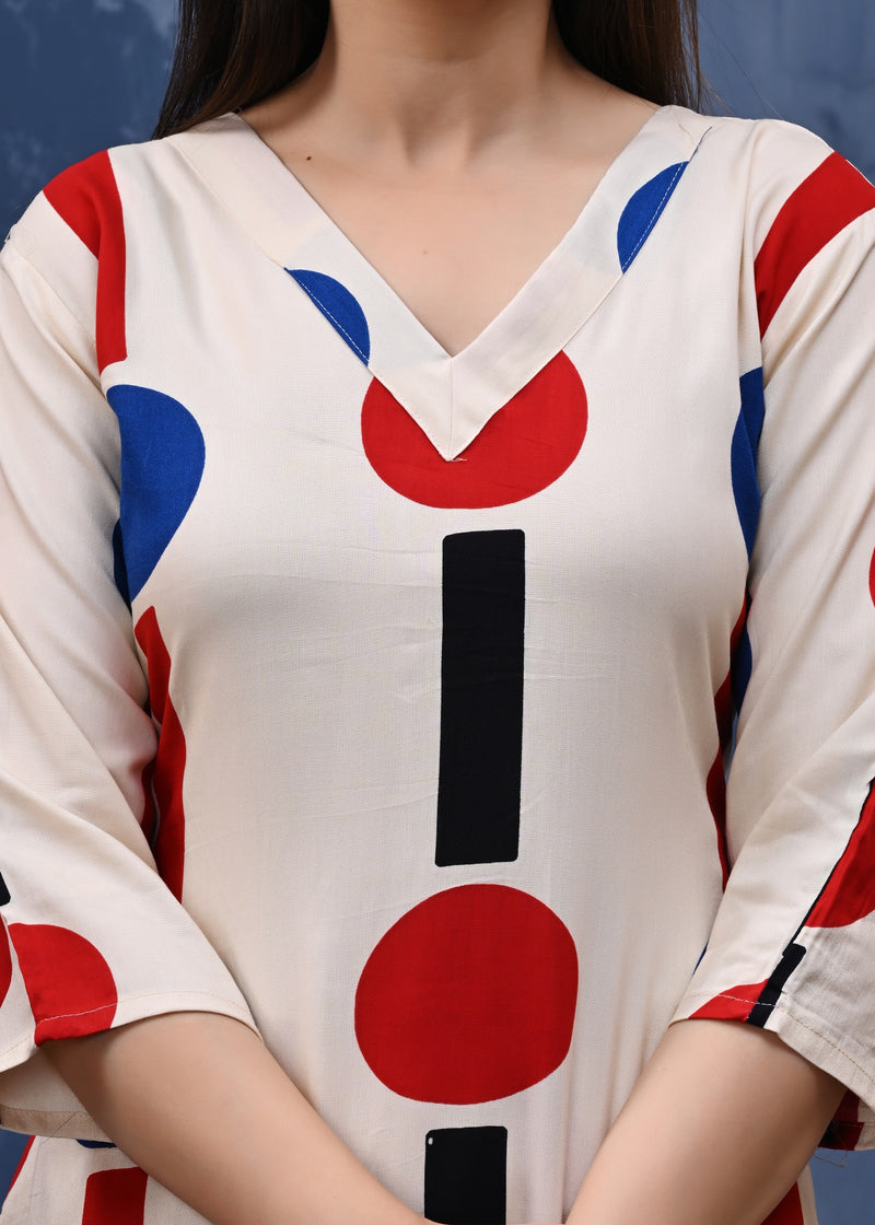 Classic Printed Coord Set for Daily and Casual Wear