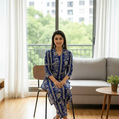 Classic Printed Coord Set for Daily and Casual Wear