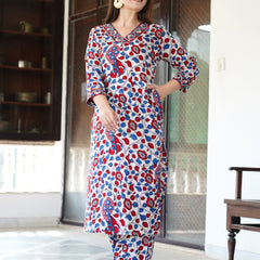 Classic Printed Coord Set for Daily and Casual Wear