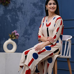 Classic Printed Coord Set for Daily and Casual Wear