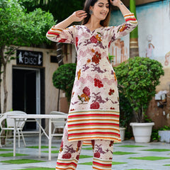 Classic Printed Coord Set for Daily and Casual Wear