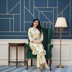 Classic Printed Coord Set for Daily and Casual Wear