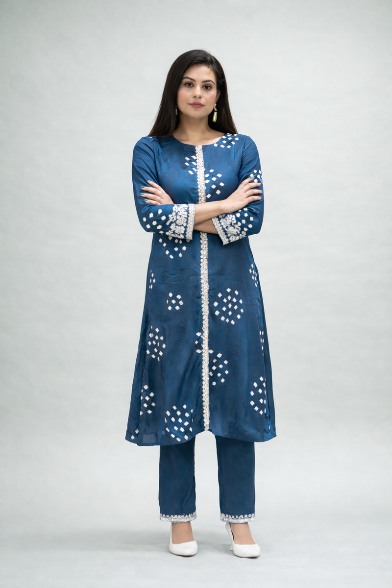 Classic Embroidered Coord Set for Daily and Casual Wear