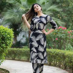 Classic Printed Coord Set for Daily and Casual Wear