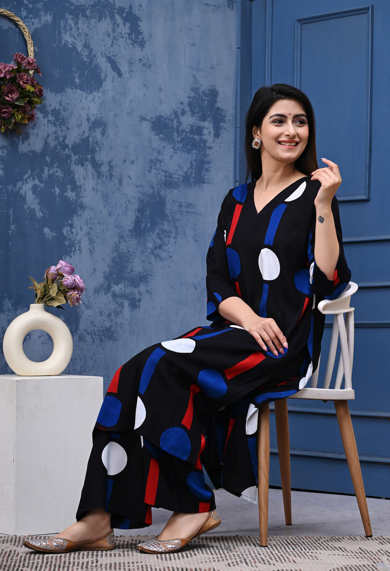 Classic Printed Coord Set for Daily and Casual Wear