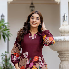 Classic Printed Coord Set for Daily and Casual Wear