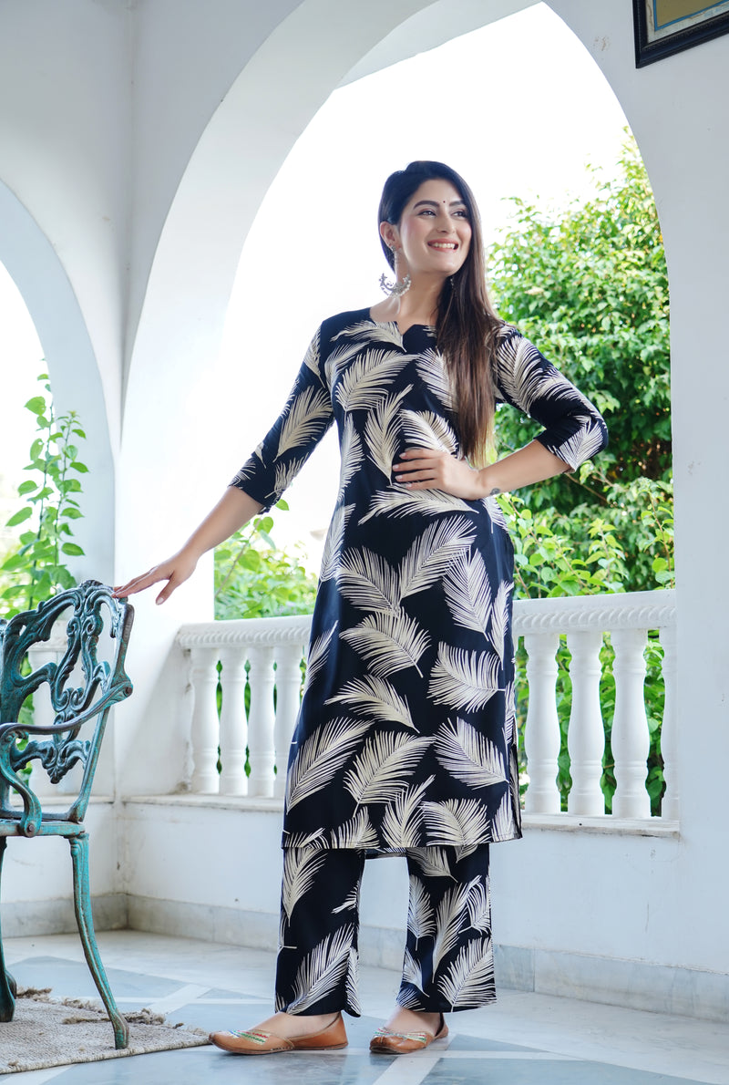 Classic Printed Coord Set for Daily and Casual Wear