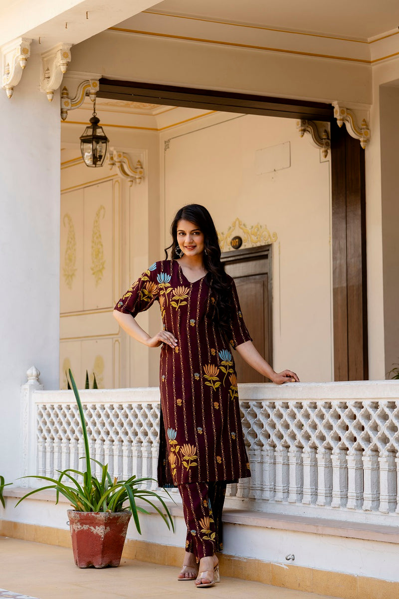 Printed Co-ord Set for Women