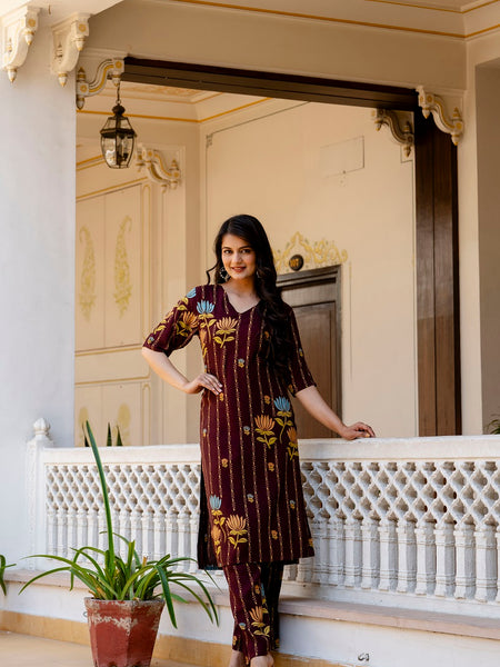 Printed Co-ord Set for Women
