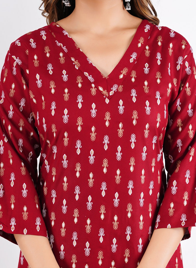 Classic Printed Coord Set for Daily and Casual Wear