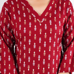 Classic Printed Coord Set for Daily and Casual Wear