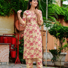 Classic Printed Coord Set for Daily and Casual Wear