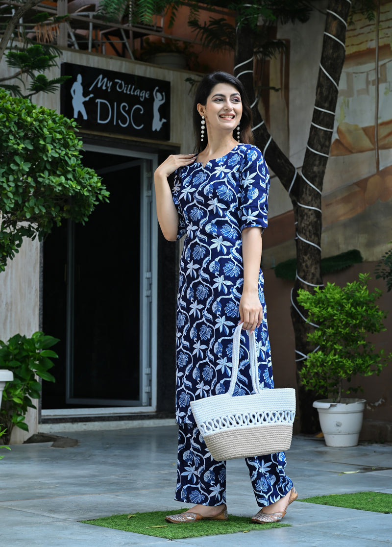 Classic Printed Coord Set for Daily and Casual Wear